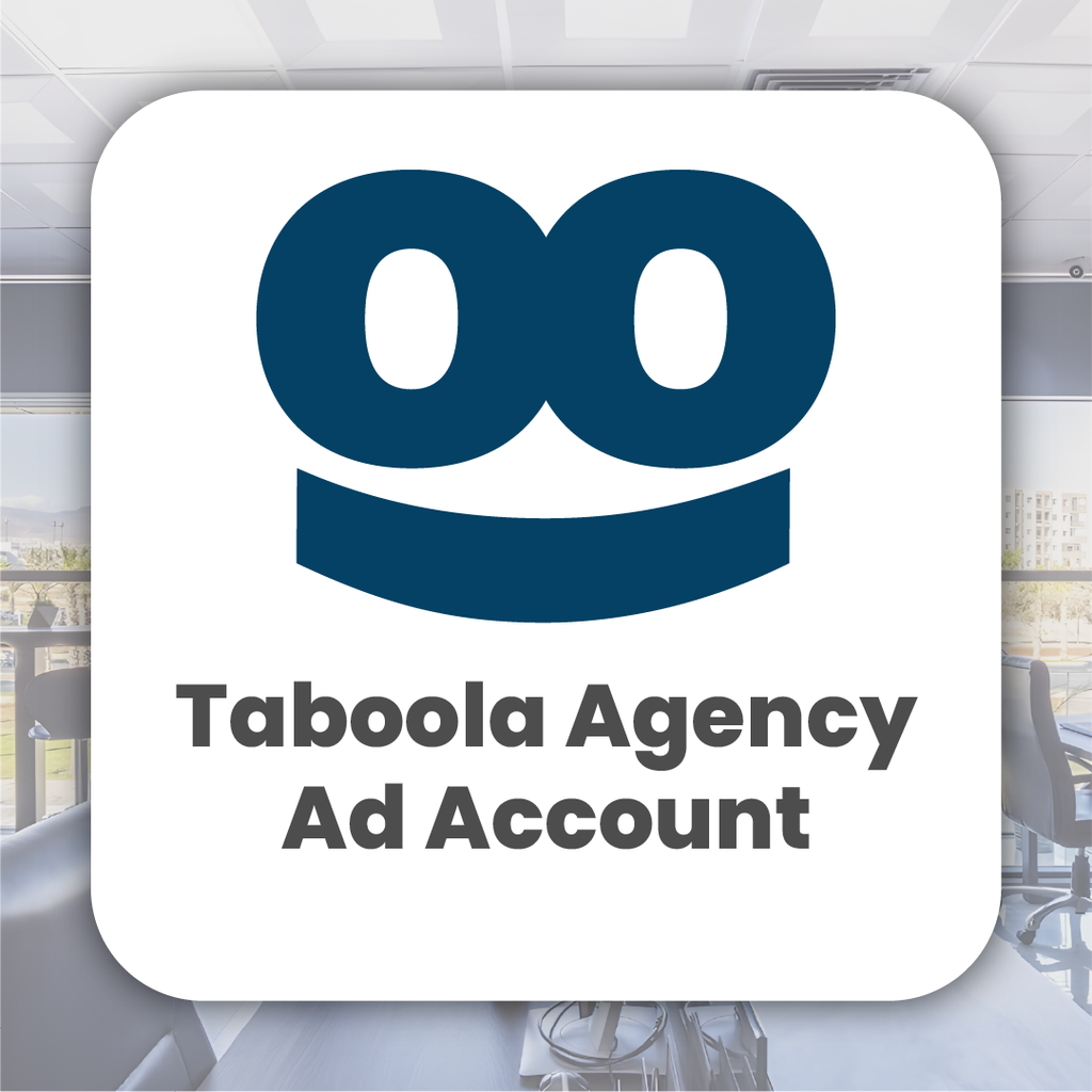 Taboola Agency Ad Account –  White Hat - Top-up Fee 8% (One time fee)