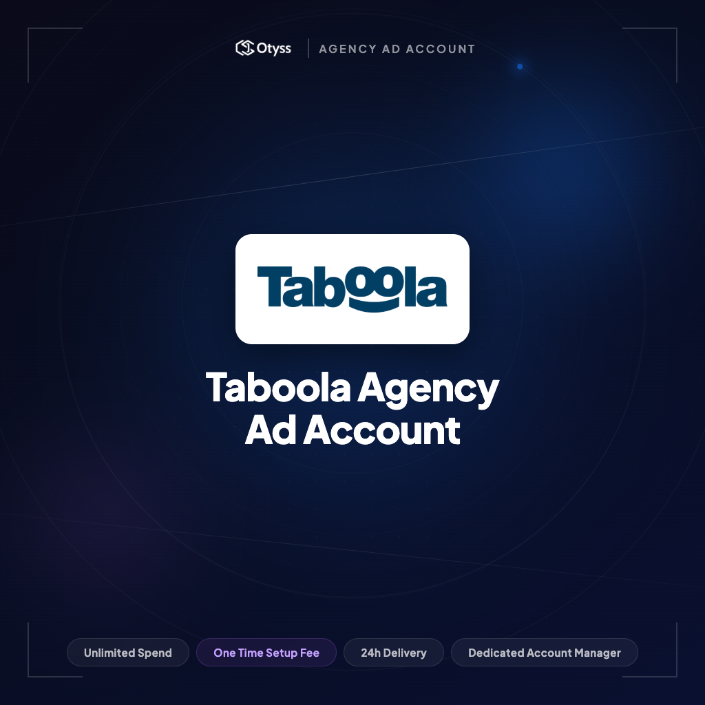 Taboola Agency Ad Account