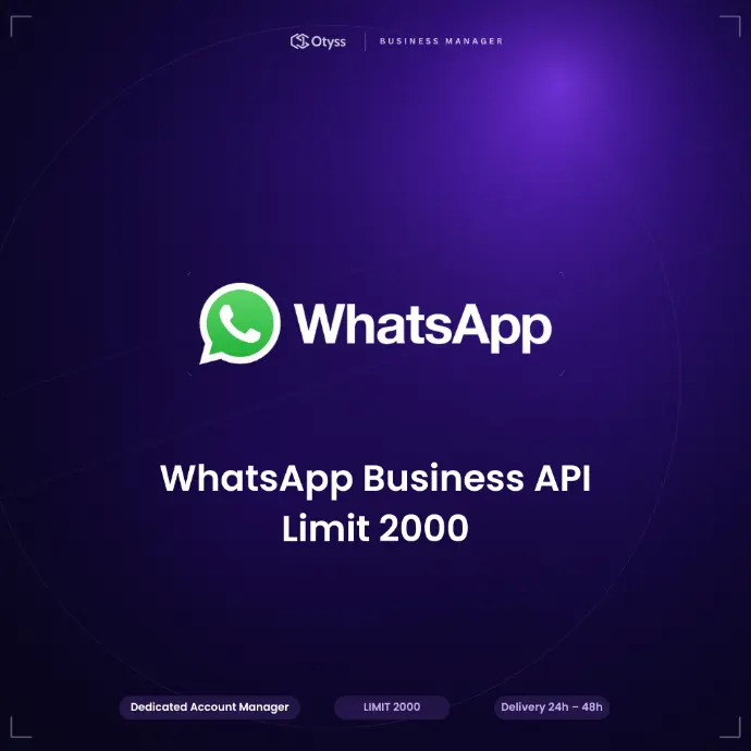 WhatsApp Businee API BM Limit 2000