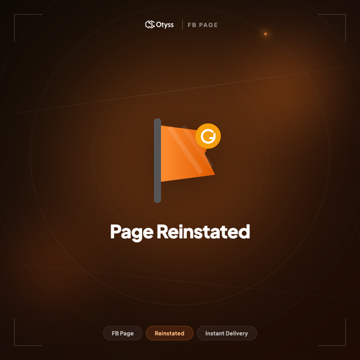 [Assets] FB Page Reinstated