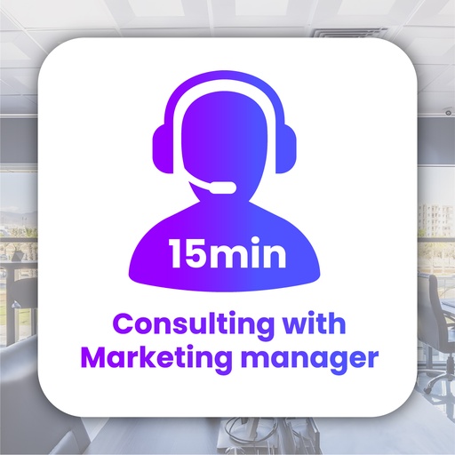 [CN] 15 min Consulting with Marketing manager